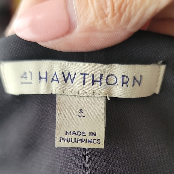 41 Hawthorn Asymmetrical Charcoal Dress - Picture 2 of 11